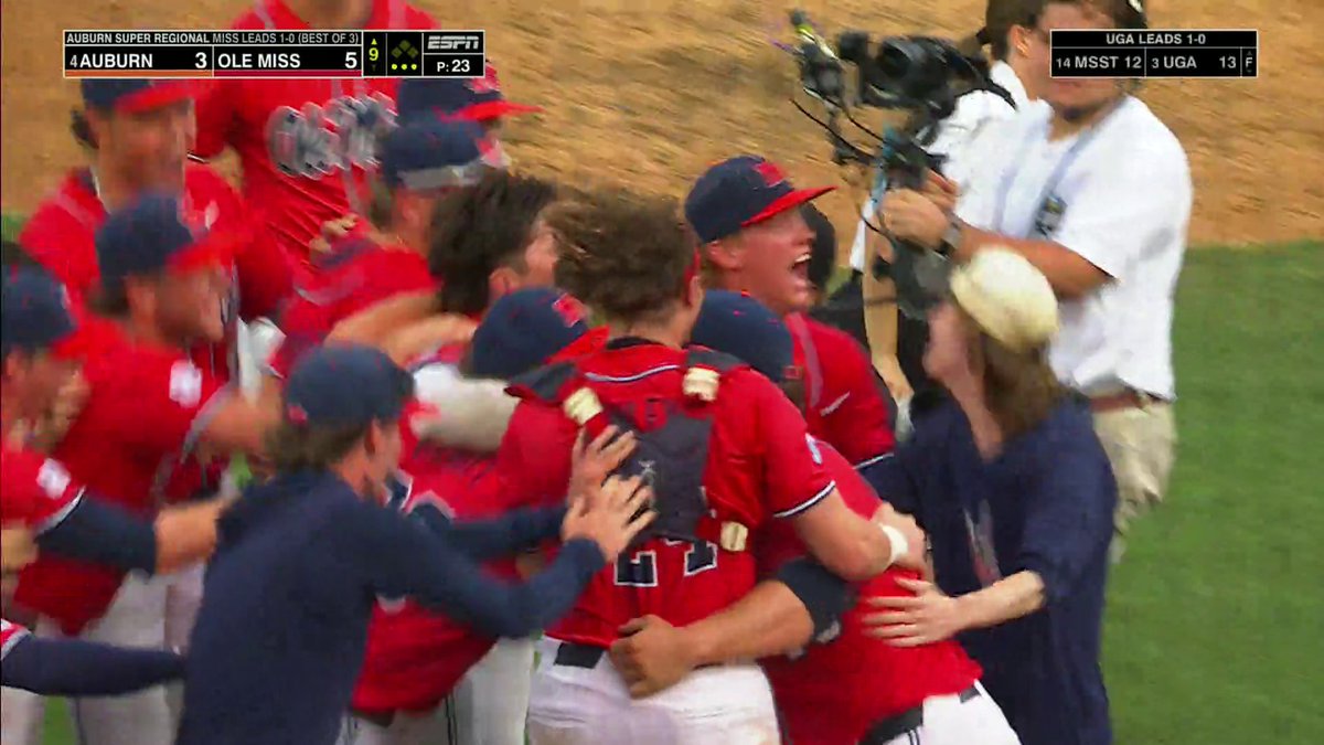 DON'T LET THE REBS GET HOT 🔥 Ole Miss Baseball is heading back to Omaha 😤