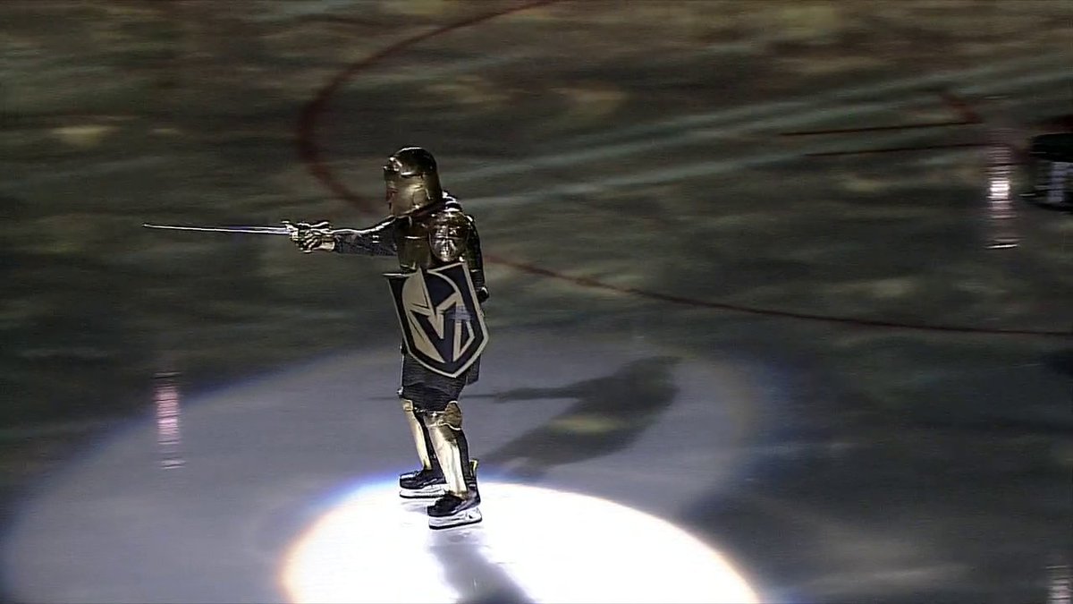 The Vegas Golden Knights didn't disappoint with their pregame show ⚔️👏 Watch Game 3 of the Stanley Cup Final NOW on ABC and the ESPN App 👀