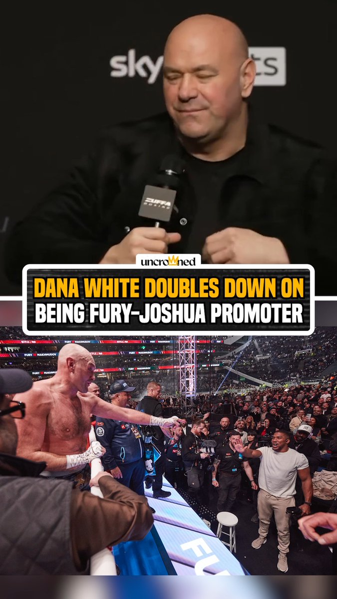 According to Dana White, he's still the promoter of the upcoming #FuryJoshua super fight 👀