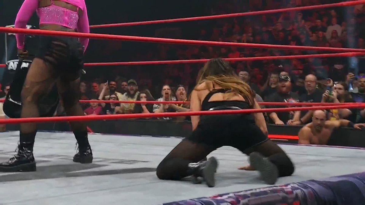 .Marina Shafir evens the odds for The Death Riders! Watch #AEWCollision LIVE NATIONWIDE on TNT &amp; HBO Max