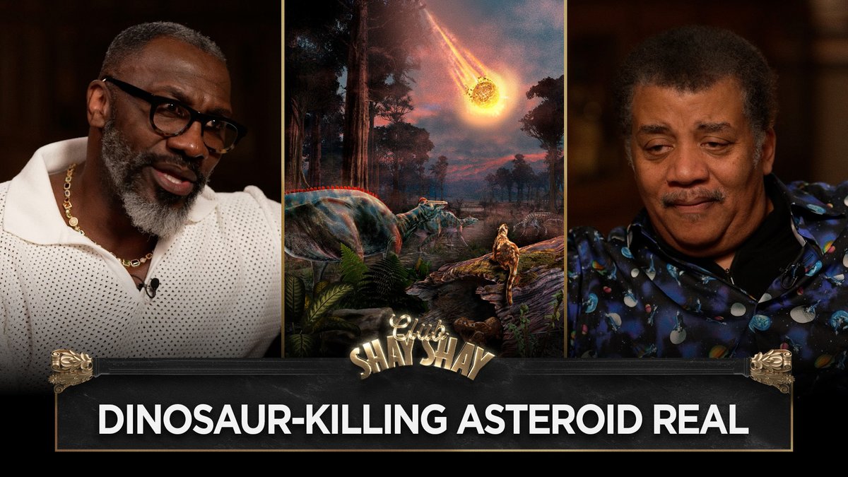 Dinosaur-Killing Asteroid Was Real & Here’s The Proof From Neil deGrasse Tyson “Dinosaurs just got unlucky. They were around for 100s of millions of years and then an asteroid takes them out.” - Neil deGrasse Tyson