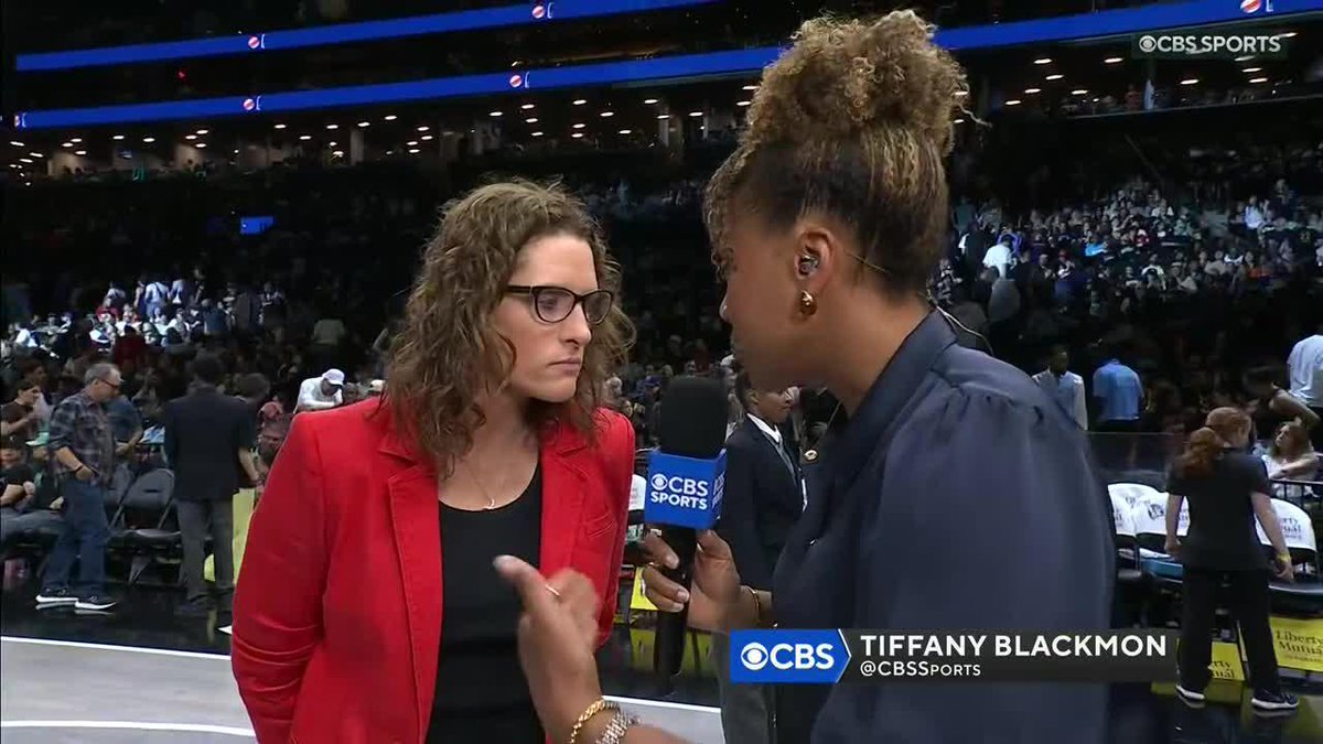 "Our player movement has to be better... When we're open, we've gotta make the pass." Indiana Fever coach Stephanie White w/ Tiffany Blackmon at the half