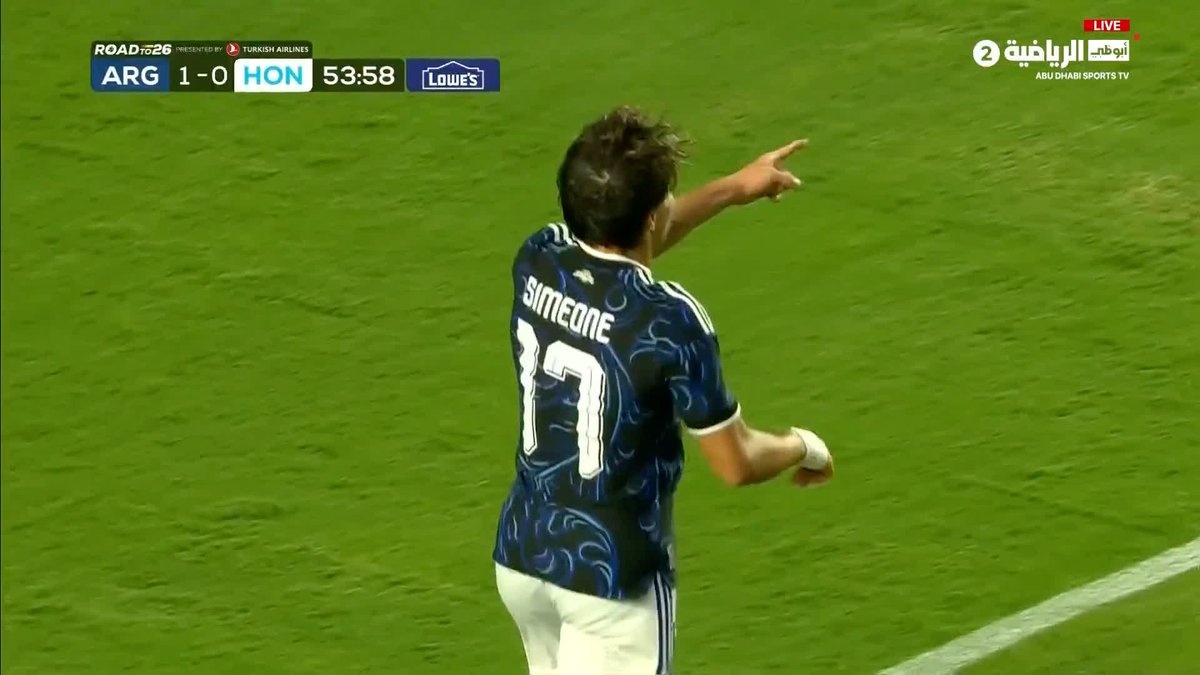 🚨🚨🚨🚨🚨🚨🚨🚨🚨🚨🚨🚨🚨🚨🚨 منتخب الأرجنتين 🇦🇷 يضرب بهدف ثاني في المباراة!!!!! سيميوني يسجل الهدف الثاني بصناعة لاوتارو!!!! 👏💙