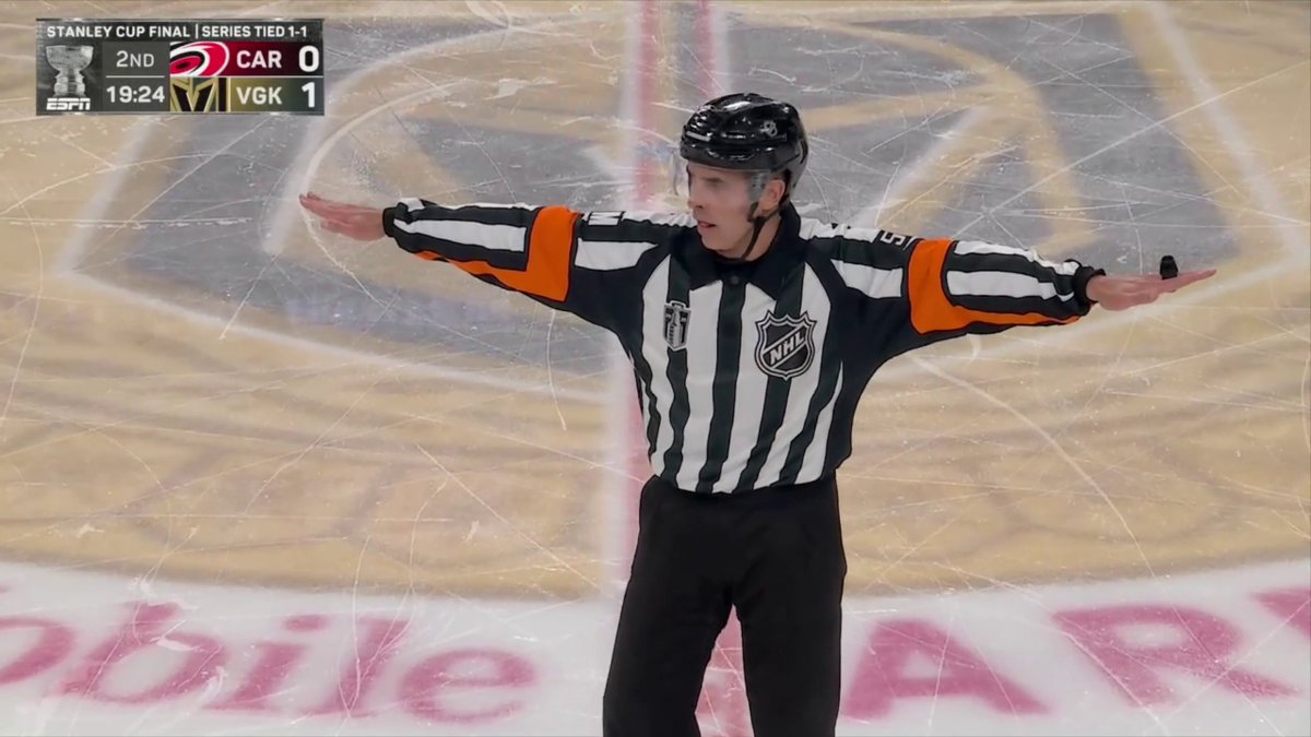 Vegas' Mark Stone and Jack Eichel both had goals disallowed after two successful Carolina challenges 😮