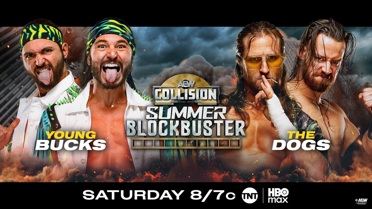 The Young Bucks have The Dogs' attention! (Clark Connors + David Finlay) Watch #AEWCollision LIVE NATIONWIDE on TNT & HBO Max
