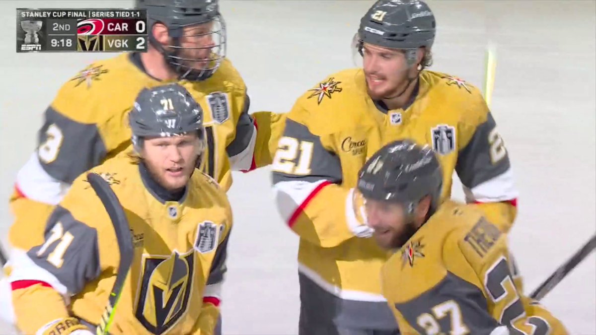 WHAT'S GOING ON IN VEGAS?! 😱 THE GOLDEN KNIGHTS SCORE TWICE IN 16 SECONDS RIGHT AFTER GETTING TWO GOALS DISALLOWED 😳
