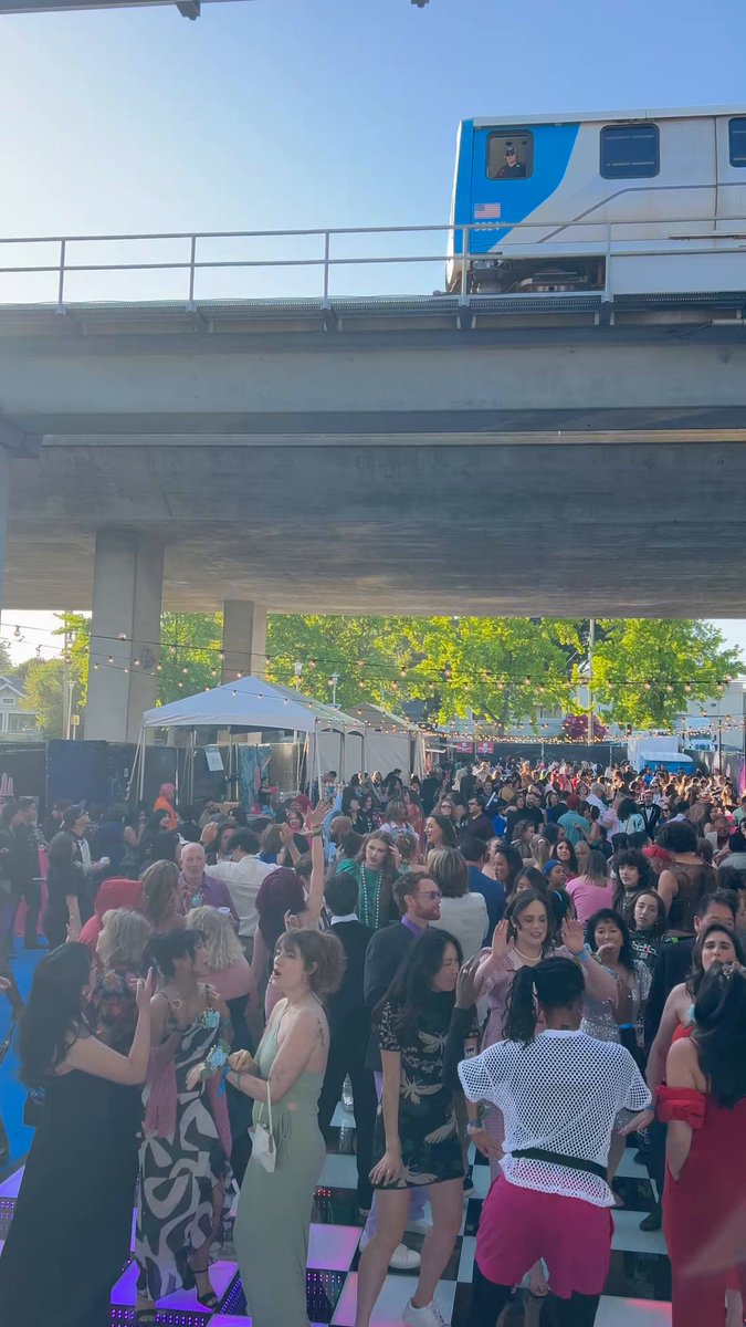 HEAVEN IS A *PLACE ON EARTH *BART PROM When 1,200 of our riders snapped up tickets to this 80s themed celebration of BART we knew they would be ready to PARTY but this is something else