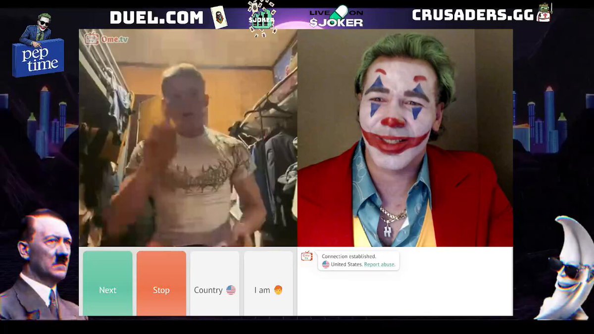 Batman vs Joker🃏🦇⚡️ #ometv #omegle #monkeyapp