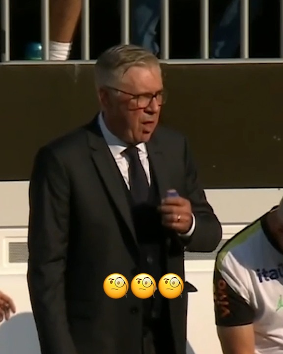 ¿Cuántos chicles mastica Ancelotti en un partido completo? 🤔