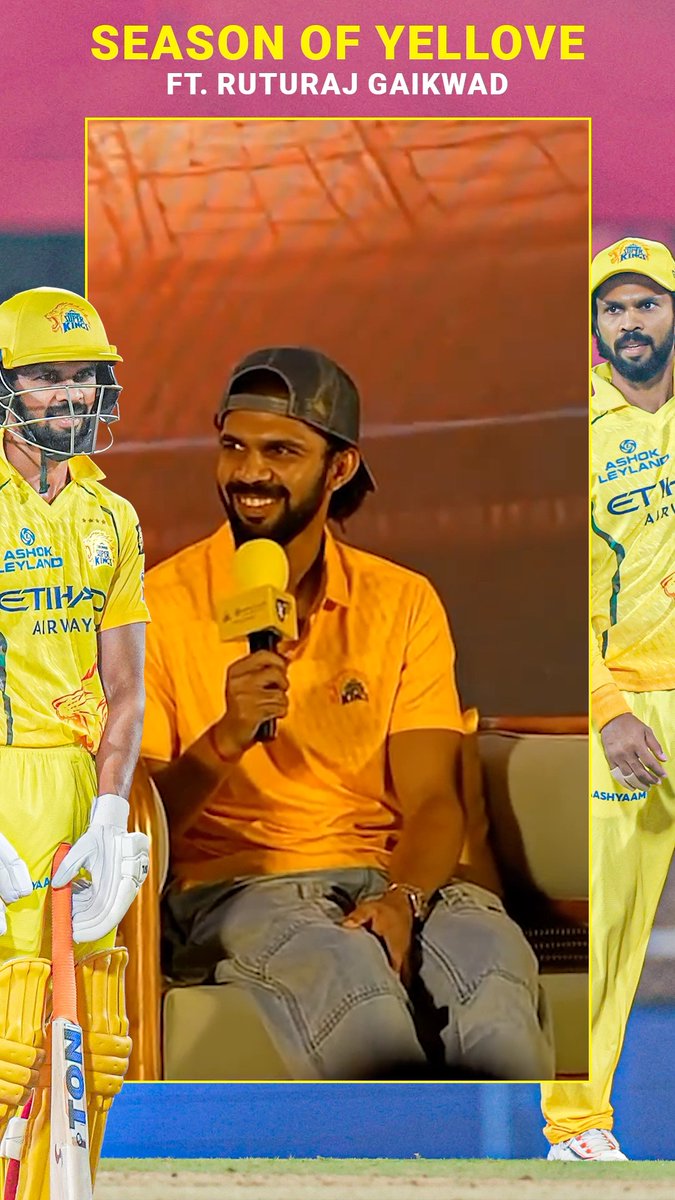The smile stayed throughout! So did the Yellove for our Skipper 💛✨ #WhistlePodu