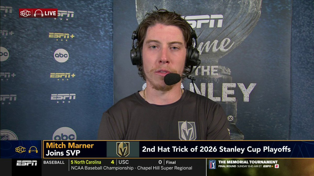 "We got the win. That's what matters the most." Game 3 hero Mitch Marner joins Scott Van Pelt and TJ Oshie on SportsCenter 🙌