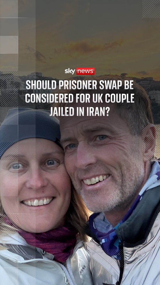 The family of Lindsay and Craig Foreman, who have been detained in Iran since January 2025, have told Sky's Dominic Waghorn that the UK government should consider a prisoner exchange to ensure their release.