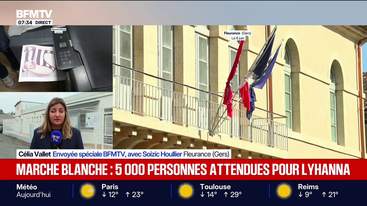 Mort de Lyhanna: les parents de la jeune fille ont demandé à ce qu'il n'y ait aucune présence politique lors de la marche blanche