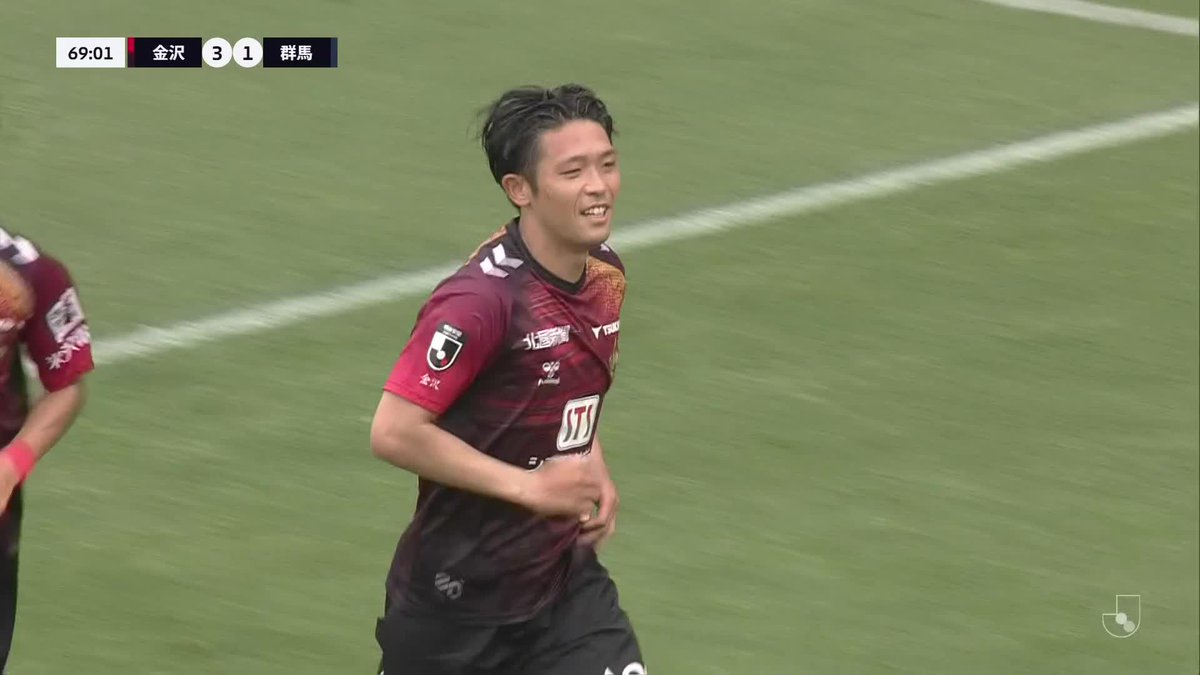 金沢のコーナーキックが冴え渡る！ 松本大輔のヘディングで追加点🔥 🎦 ゴール動画 🏆 明治安田Ｊ２・Ｊ３百年構想リーグ プレーオフラウンド 第2戦 🆚 金沢vs群馬 🔢 3-1 ⌚️ 70分 ⚽️ 松本 大輔（金沢） #Ｊリーグ