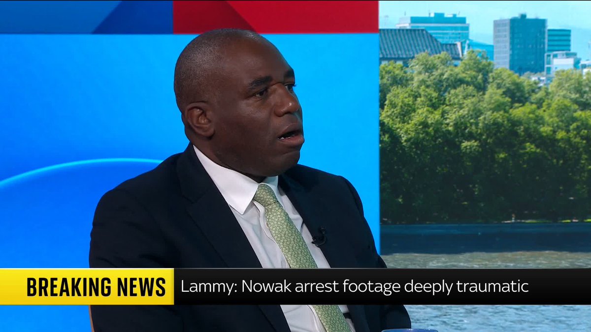 "It brought back memories of George Floyd." Deputy prime minister David Lammy tells Trevor Phillips seeing the footage of Henry Nowak was 'deeply traumatic', and the perpetrator's actions were 'sickening'. #TrevorPhillips 📺 Sky 501, Virgin 602