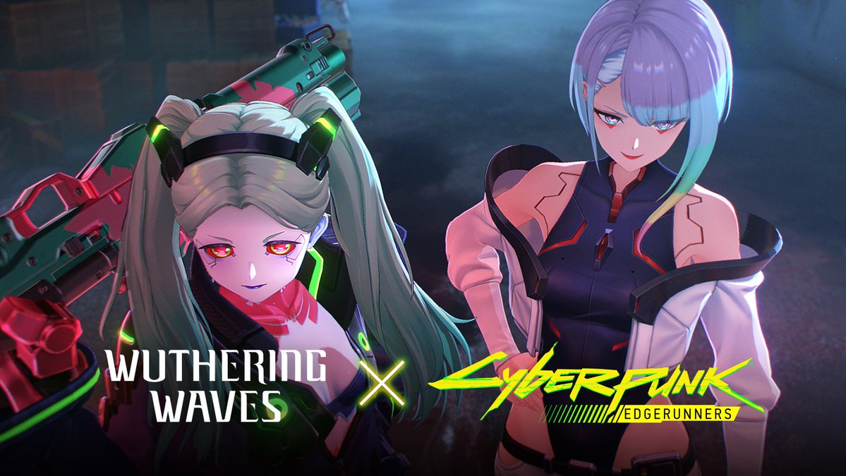 Wuthering Waves × Cyberpunk: Edgerunners Collaboration Trailer | Dark Alley Legends "You guys heard about the new urban legend going around? They say if you go to the alley at exactly midnight, you'll see the 'Digital Phantoms.'" —————————————————— Wuthering Waves × Cyberpunk: Edgerunners Collaboration is set to launch on June 8th (UTC+8). The new 5-Star Resonators Lucy and Rebecca will debut, and you can snag the 5-Star Resonator Rebecca for free! #WutheringWaves #Edgerunners