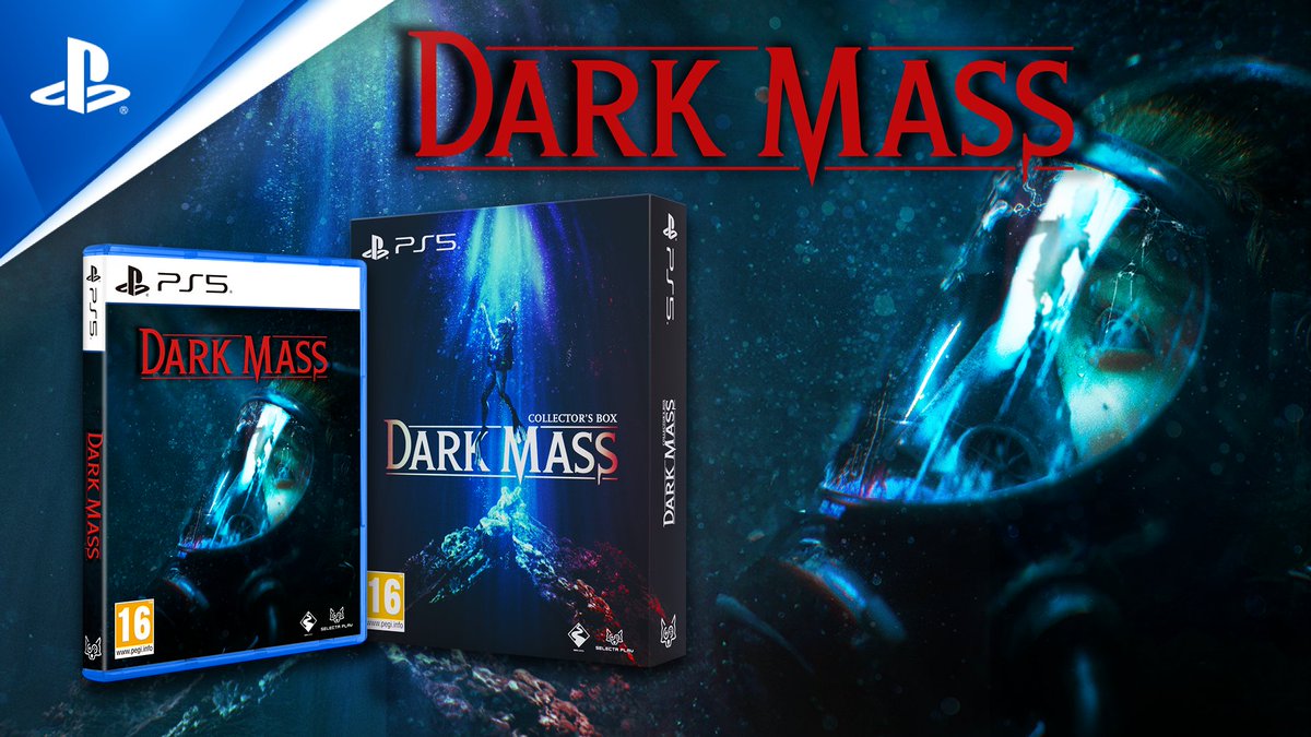 Adéntrate en una pesadilla enterrada bajo el océano. Investiga los restos de un antiguo naufragio y cruza las puertas de la mansión sumergida. Dark Mass, lo nuevo de @path_games llega próximamente a PS5 y en formato físico gracias a Selecta Play: