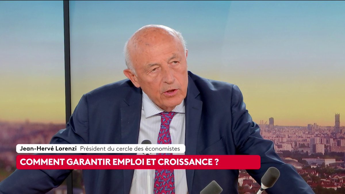🔴 Comment investir avec des finances à sec ? "Il faut que cette masse géante d'épargne dont on dispose dans notre pays (...) s'investisse dans le risque et dans l'investissement." 🗣 Jean-Hervé Lorenzi, président du cercle des économistes. #canal16