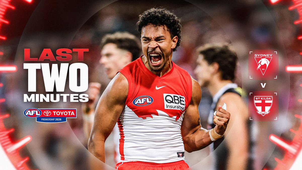The Swans just wouldn't give up 🦢 Relive the Last Two Minutes of #AFLSwansSaints, thanks to OMO Australia.