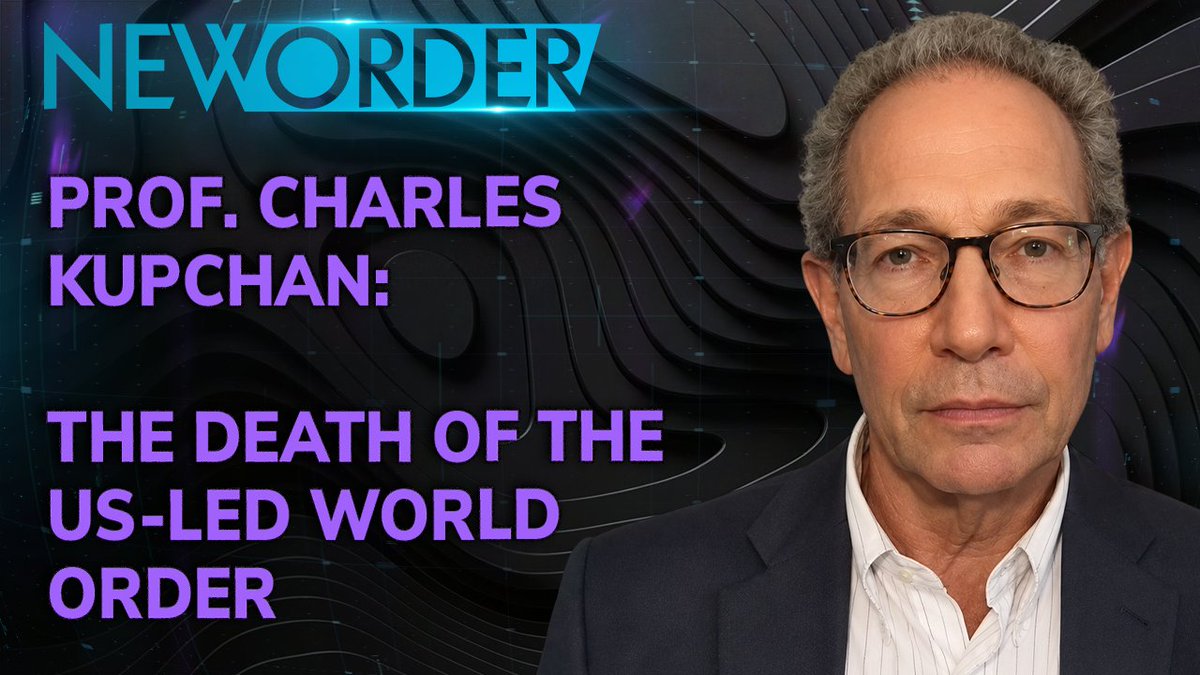 🚨 SEASON PREMIERE OF NEW ORDER 🌐 The US’🇺🇸 SCHIZOPHRENIC Foreign Policy & Death of the US-Led World Order —Prof. Charles Kupchan What place will the US have in the new multipolar world? Will BRICS nations allow the US to shape the new order even after the war on Iran and the Gaza genocide? How much power will US sanctions really have as BRICS accelerates de-dollarisation? All this and more on this episode with Prof. Charles Kupchan, who served as Barack Obama’s and Bill Clinton’s Director of European Affairs at the US National Security Council.