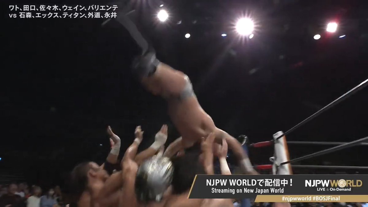 .Master Wato（池田市スポーツ親善大使） &amp; 永井大貴 &amp; Nick Wayne &amp; Titan &amp; Valiente Jr. &amp; Robbie X. "飛びすぎ上等🪶" From the profile URL #njpwworld #BOSJFinal