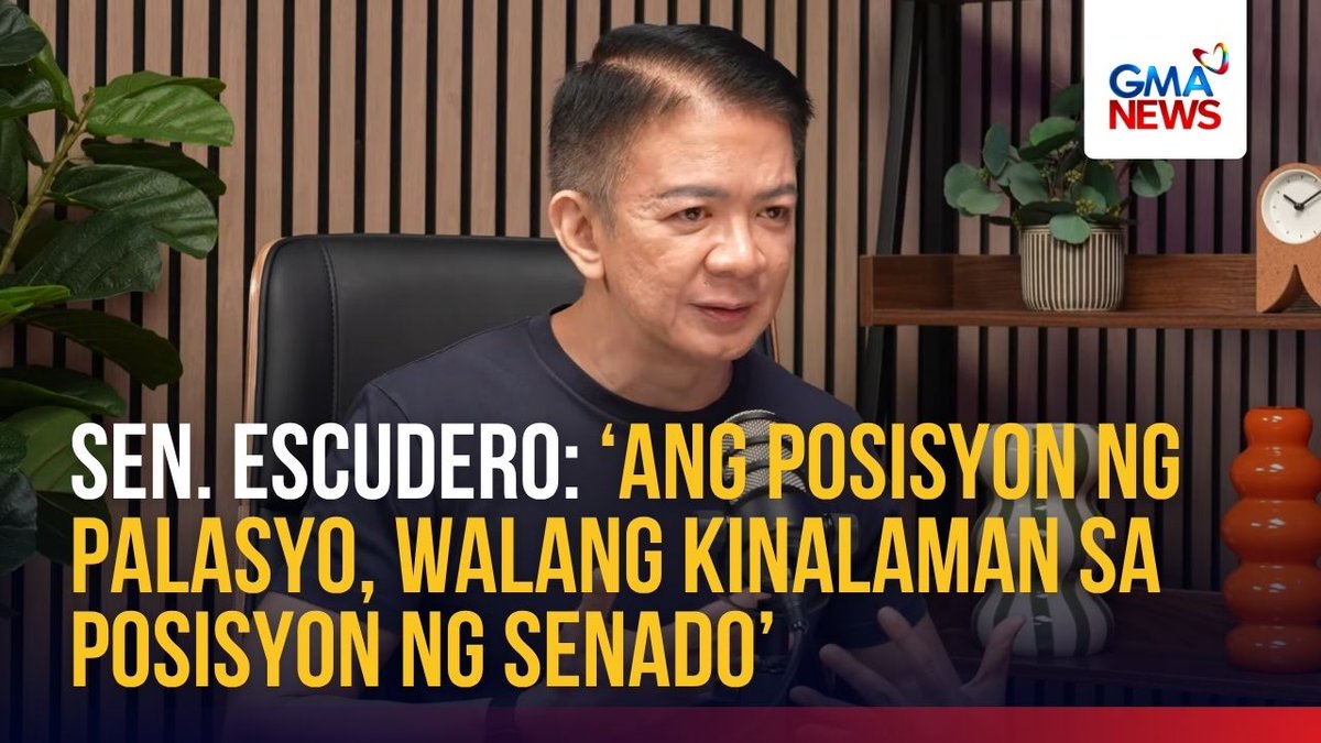 Nilinaw ni Sen. Chiz Escudero na walang kinalaman ang Malacañang sa naging desisyon niyang dumalo sa plenary session noong June 3 upang makatulong sa pagbuo ng quorum sa Senado. Ayon kay Escudero, hindi siya nagkulang sa pakikipag-usap sa mga senador mula sa magkabilang panig sa gitna ng iba’t ibang usapin sa Senado. Gayunman, sinabi niyang kailangan niyang panindigan ang sa tingin niya ay tama para sa institusyon. “Kailangan kong gawin kung anong tingin ko tama at nararapat. Hindi para sa sarili ko. Hindi para sa isang pangkat o grupo. Pero para sa Senado na, bilang isang institusyon,” saad niya. COURTESY: Chiz Wiz Channel (Chiz Escudero's Podcast)/YouTube