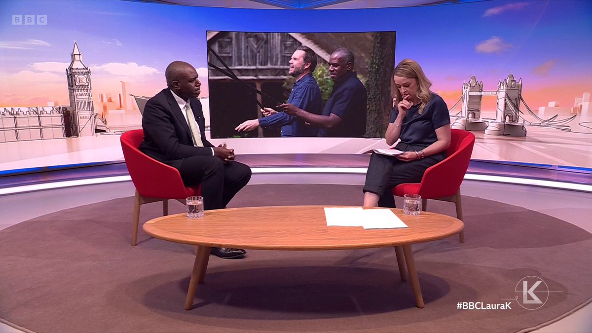 "I told him he was wrong” Deputy PM David Lammy says he spoke to US Vice President JD Vance about the American politician’s comments on “mass migration” and says “Western civilisation has always been open to the world” #BBCLauraK