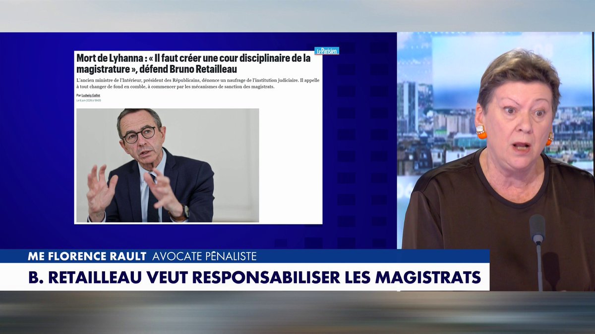 «Les magistrats ne sont jamais virés. Il faut que leur responsabilité soit engagée lorsqu'il y a une faute», affirme Me Florence Rault, avocate pénaliste, dans #100Actu Toute l'info est à retrouver sur