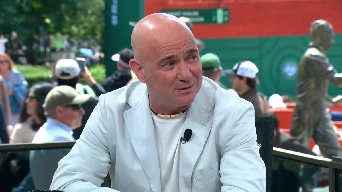 "Winning changes nothing." Andre Agassi knows that the pressure won't let up on Alexander Zverev even if he wins his first Grand Slam today at #RolandGarros