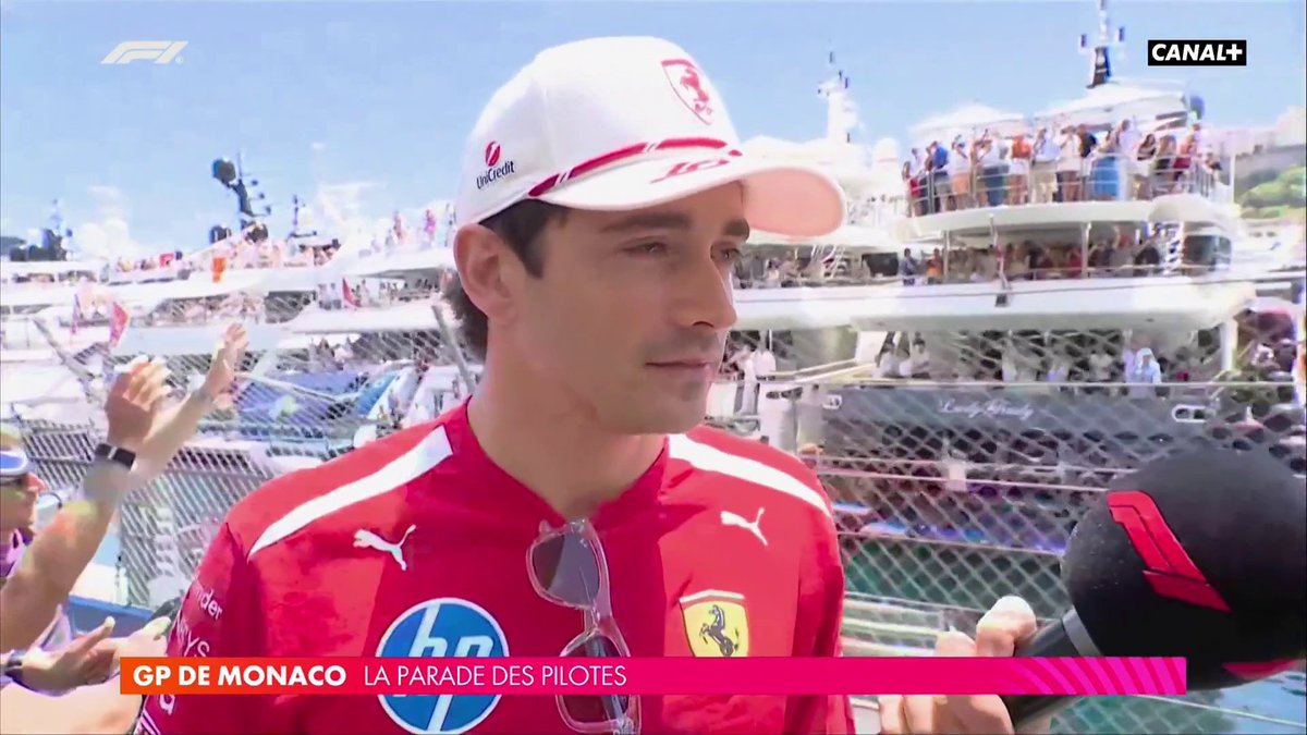 "Je pense qu'au départ il y a quelque chose à aller chercher" 👀 Charles Leclerc annonce la couleur, rendez-vous à Sainte Devote à 15H00 sur CANAL+ 🤩 #MonacoGP #F1