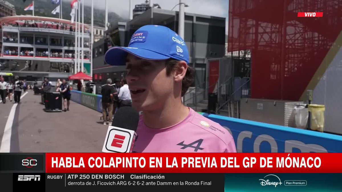 "OJALÁ QUE HAYAN OPORTUNIDADES. ES MUY COMPLICADO PASAR ACÁ": así vive Franco Colapinto la previa de la carrera del #MonacoGP, en la que largará en la 14° posición. 📺 Toda la temporada de #F1 por #DisneyPlus Plan Premium