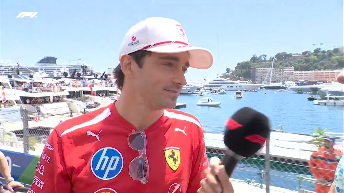 Always a special race for Charles! ❤️ #F1 #MonacoGP