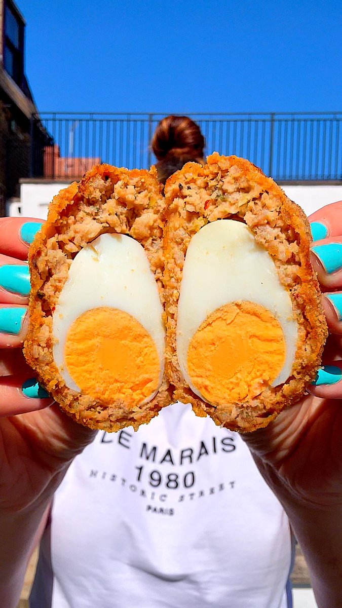 Air Fryer Thai Red Curry Scotch Egg