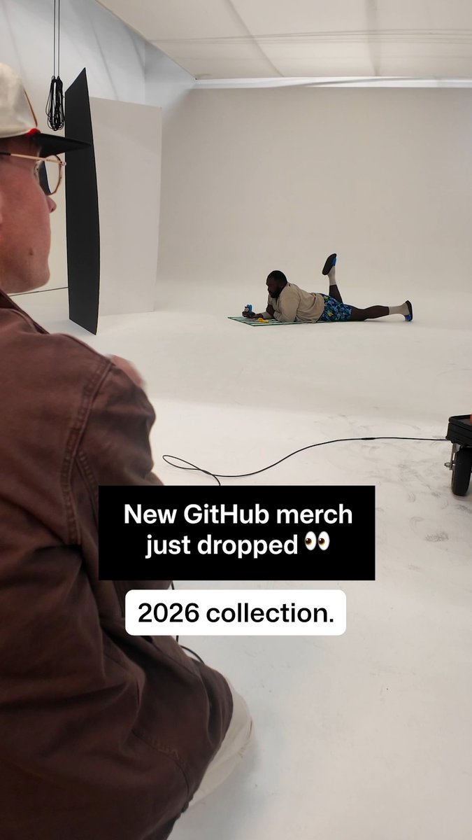 Come behind the scenes with us on the GitHub Shop shoot. ✨ What are you adding to your wishlist?