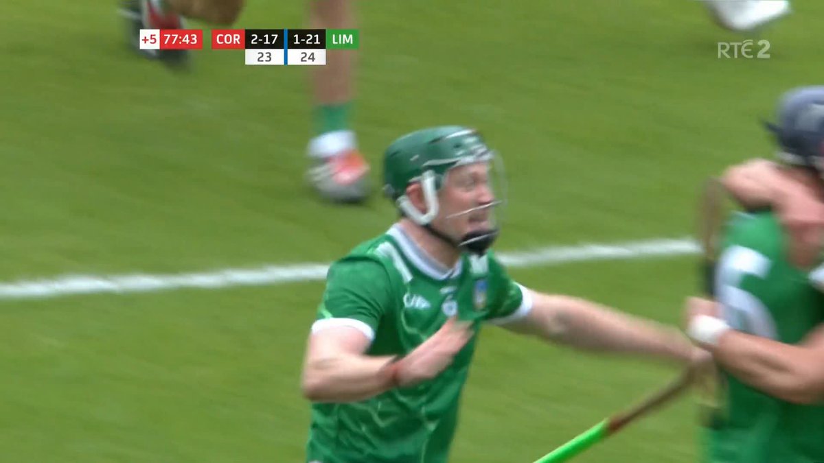 FT: Limerick 1-21 Cork 2-17 It's all over at Páirc Uí Chaoimh and Limerick have claimed the provincial bragging rights 📱Updates: 📺Watch: 📻Listen: #RTEGAA