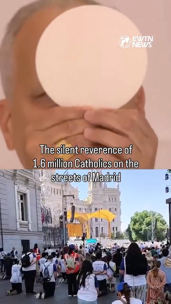 A profound silence fell over Madrid’s usually bustling streets as Pope Leo elevated the Body and Blood of Christ during Holy Mass on Corpus Christi Sunday.