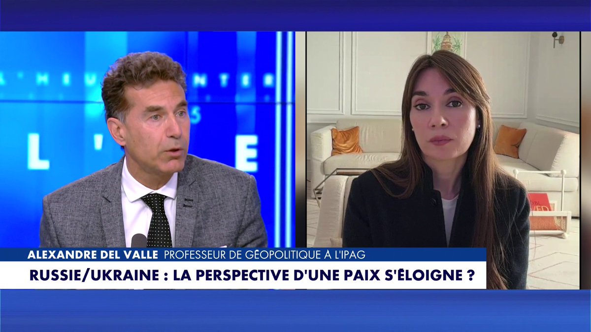 «Le but de Zelensky c'est d'entraîner les pays de l'OTAN dans cette guerre», estime Alexandre del Valle, professeur de géopolitique à l'IPAG, dans #LHeureInter Toute l'info est à retrouver sur