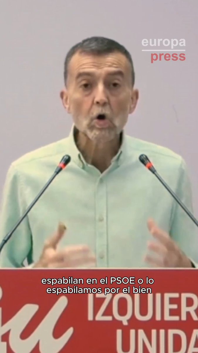 Izquierda Unida "no va a abrir" las puertas a la derecha y a la extrema derecha y señala que "espabilan en el PSOE o los espabilamos por el bien del país": "Toca una agenda de la izquierda ambiciosa"