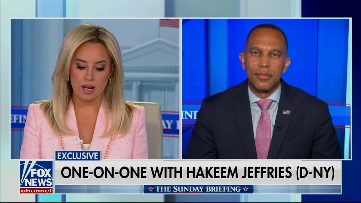 Jeffries turns table on Jacqui Heinrich during a Fox News interview: "It's very interesting that you've asked me about candidates, many of whom haven't even confronted a Democratic primary yet, but haven't asked me a single question about the hatred, xenophobia, the outright racism we see being peddled by actual members of Congress in the Republican conference."