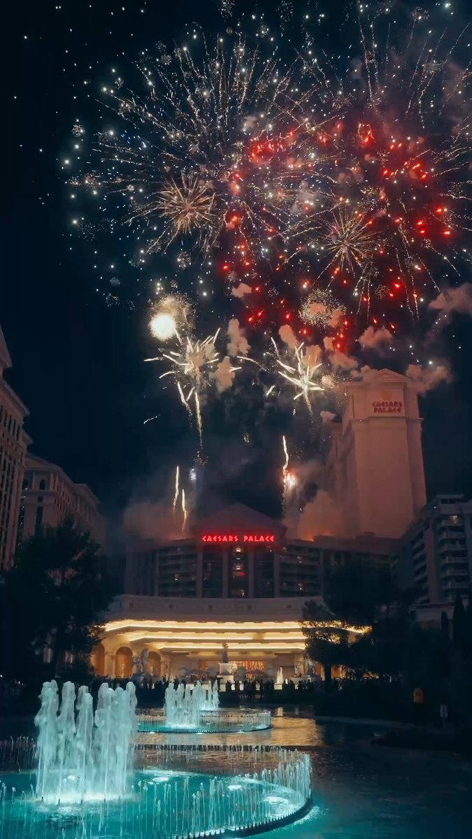 Vegas really went all out to celebrate the Vegas Golden Knights win last night