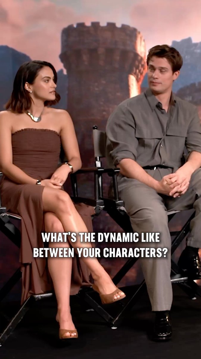 Nicholas Galitzine and Camila Mendes preview Adam and Teela's relationship in #MastersOfTheUniverse.
