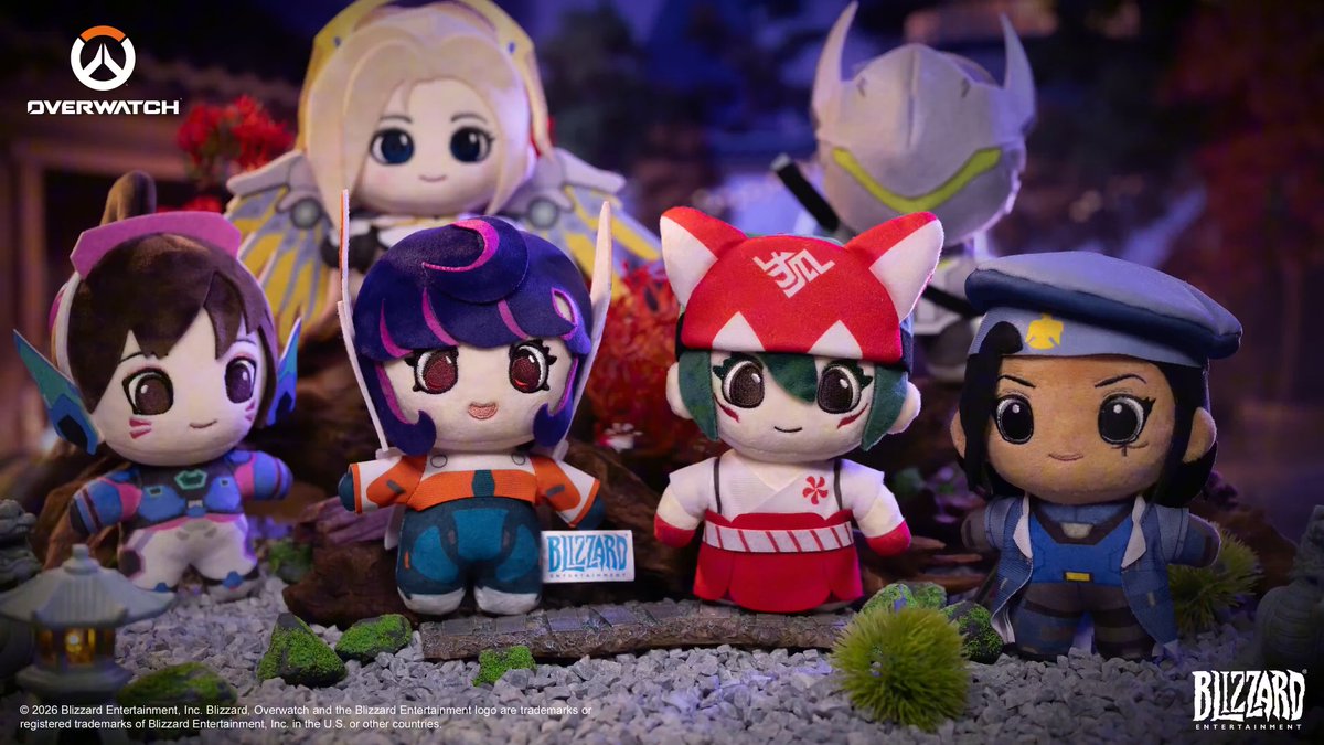 Overwatch New Heroes Plush Keychain Released New #Overwatch keychains featuring Kiriko, Mercy, Ana, Genji, and Juno have been released on Chinese Taobao 🔑✨