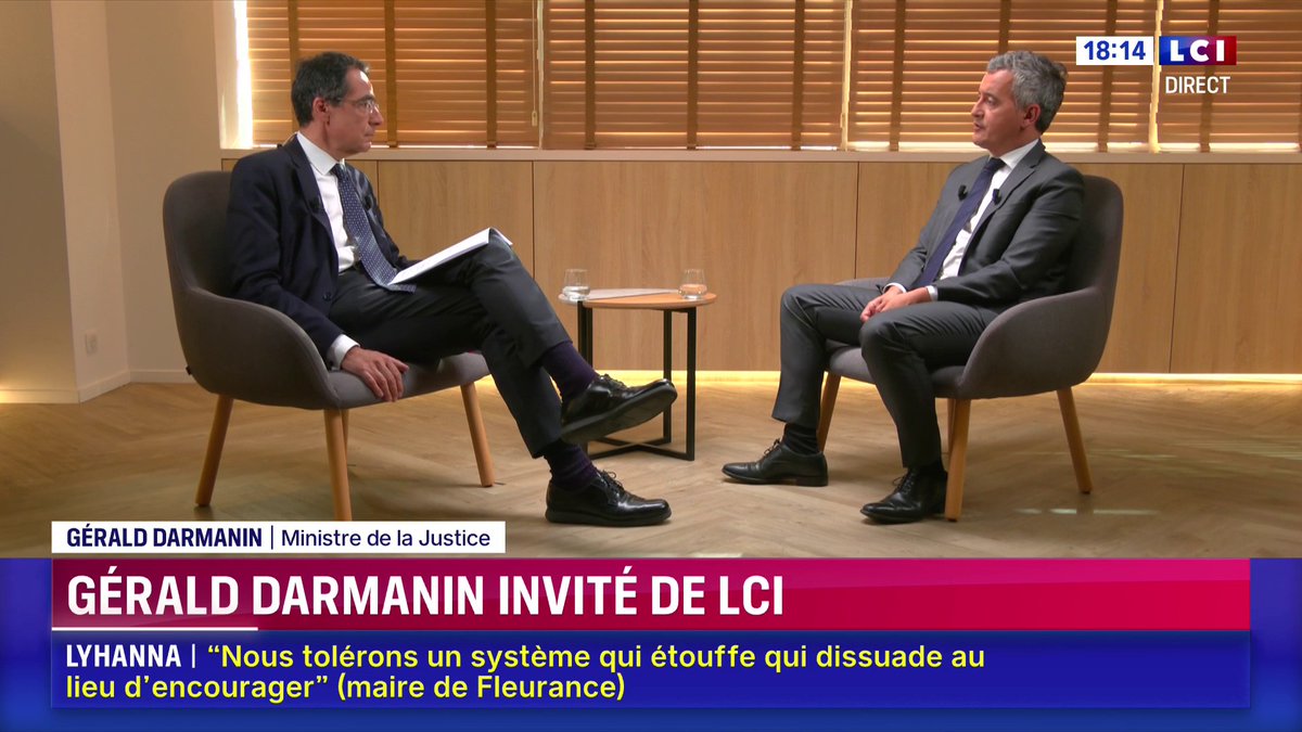 Mort de Lyhanna : "Manifestement les services publics, la Justice en particulier mais pas seulement auraient pu éviter le drame de ce que j'en comprends, c'est absolument ignoble", Gérald DARMANIN 📺 Darius Rochebin