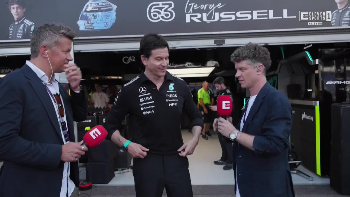 🗣️ Toto Wolff dla Eleven Sports po #MonacoGP 🇲🇨🏁 ⚡🏎️ Szef Mercedesa podsumowuje weekend w rozmowie z Michałem Gąsiorowskim i Marcinem Budkowskim. #ElevenF1