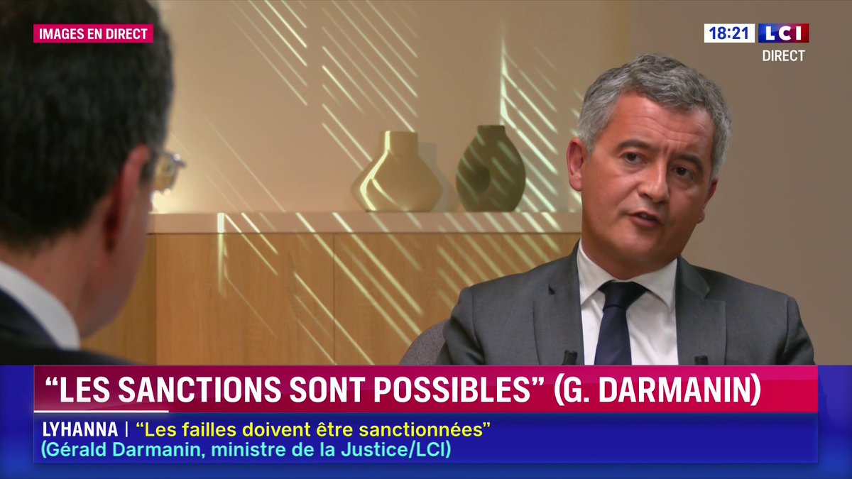 Mort de Lyhanna et suspicions de défaillances judiciaires : Gérald DARMANIN annonce donner aux procureurs jusqu'au 14 juillet "pour reprendre l'intégralité des plaintes qui touchent les enfants" 📺 Darius Rochebin
