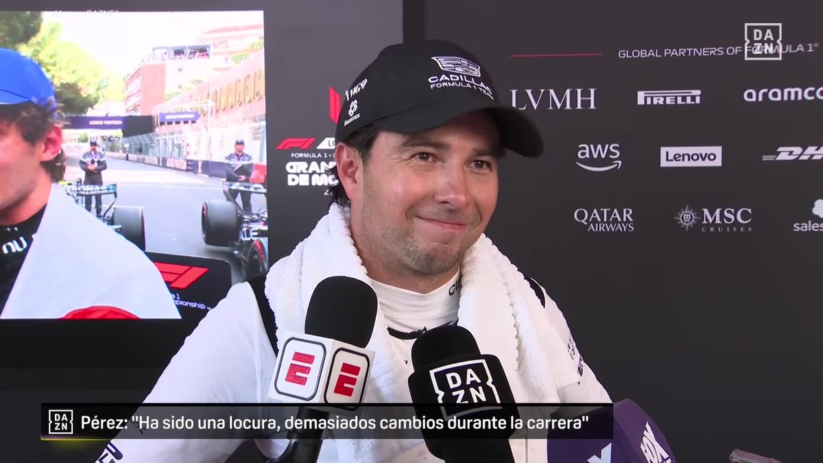 🗣️ Checo Pérez: "Fue una locura, hemos llegado a los puntos así que fue una gran carrera" #MonacoDAZNF1 🇲🇨