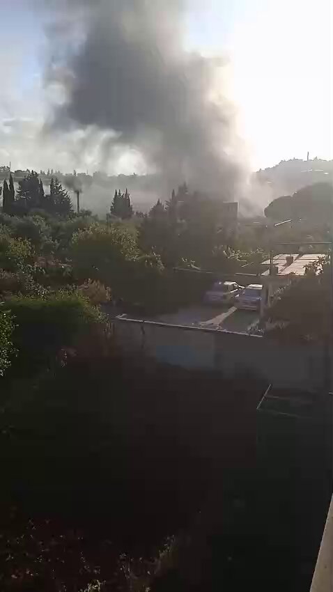 🇮🇱🇱🇧 An Israeli airstrike targeted Zefta in southern Lebanon. Source: TABZ (Telegram) / Writer: Sol