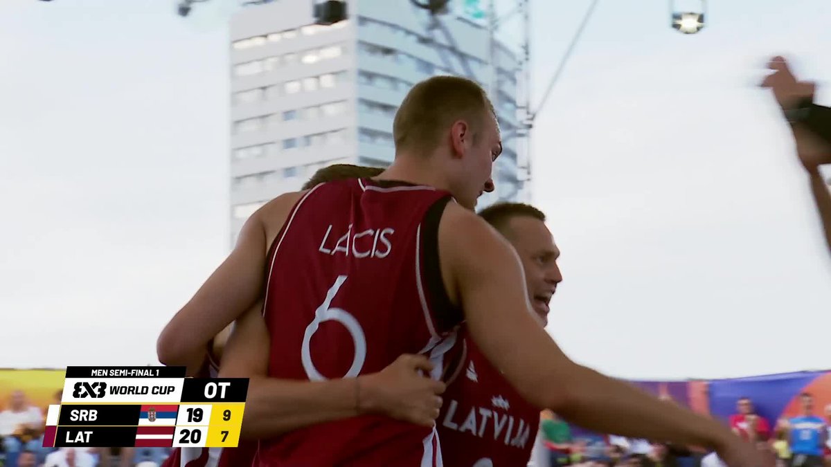 A RIVALRY FOR THE AGES! 😮💨 LATVIA 🇱🇻 SURVIVE OT AND TAKE DOWN SERBIA 🇷🇸 TO REACH THE #3x3WC FINAL 😱🔥
