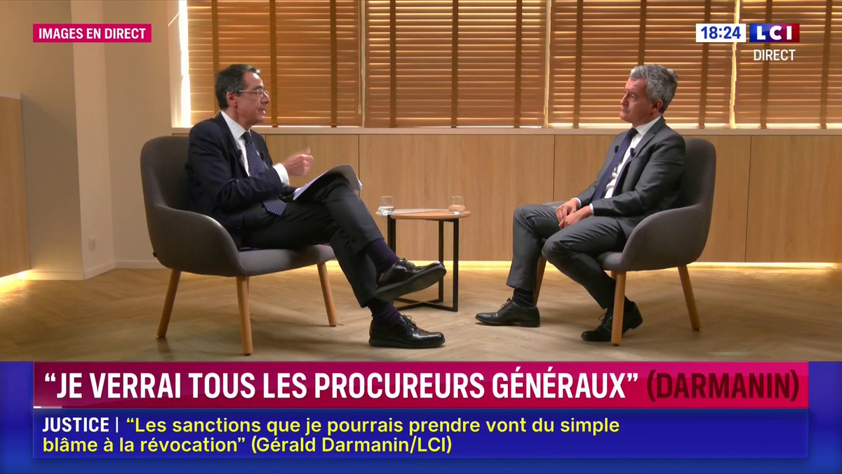 Affaire Lyhanna : "Je pense qu'on n'a pas compris ni dans la Gendarmerie ni dans la magistrature, concernée par cette affaire précise, que quand il y a un viol sur enfant c'est urgence absolue", Gérald DARMANIN 📺 Darius Rochebin