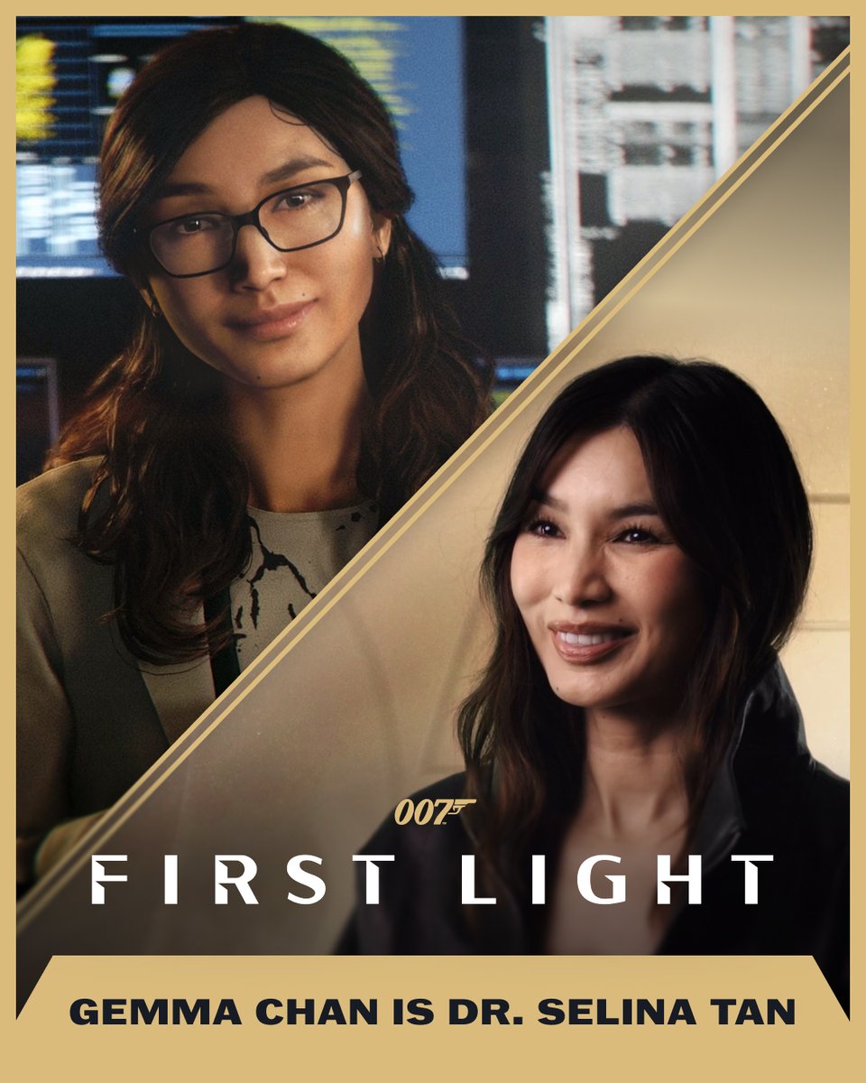 Gemma Chan plays Dr. Selina Tan, a brilliant and passionate academic who is head of the Tactical Simulations department at MI6 in 007 First Light. We had the chance to chat with her about stepping into her first video game character and the world of James Bond. What part of the Tactical Simulations department are you looking forward to exploring? Available now. Gemma Chan #007FirstLight #EarnTheNumber
